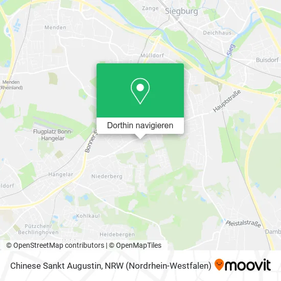 Chinese Sankt Augustin Karte