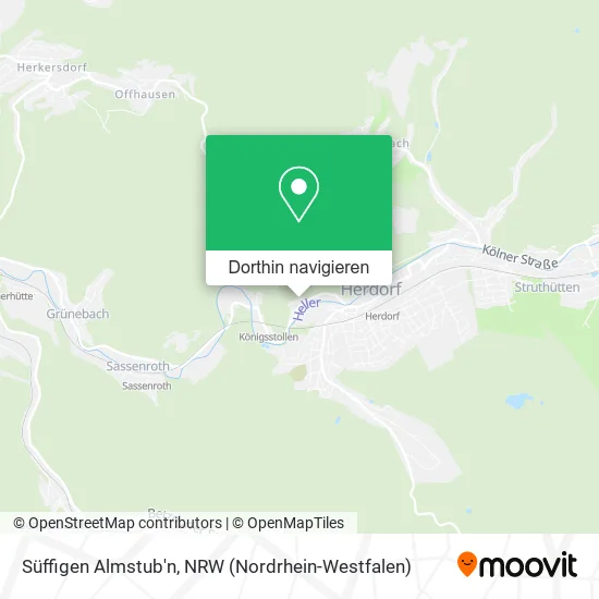 Süffigen Almstub'n Karte