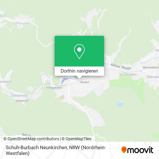 Schuh-Burbach Neunkirchen Karte