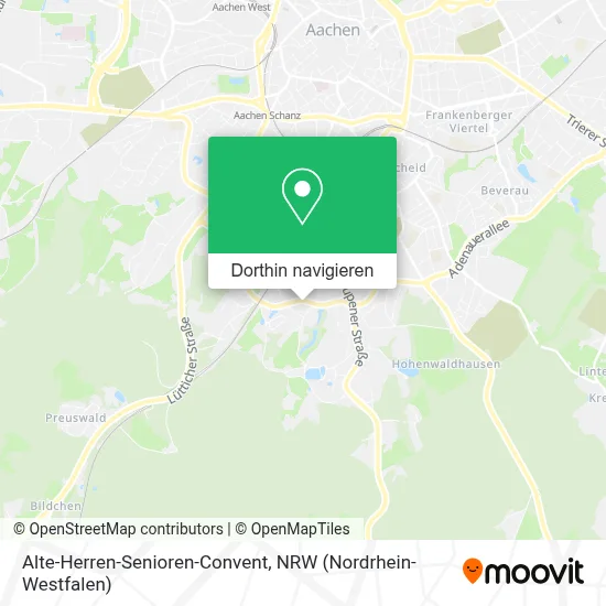 Alte-Herren-Senioren-Convent Karte