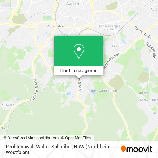 Rechtsanwalt Walter Schreiber Karte