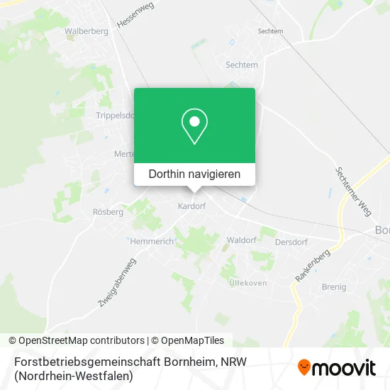 Forstbetriebsgemeinschaft Bornheim Karte