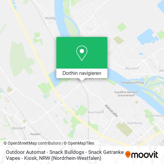 Outdoor Automat - Snack Bulldogs - Snack Getranke Vapes - Kiosk Karte