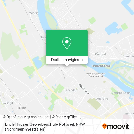 Erich-Hauser-Gewerbeschule Rottweil Karte