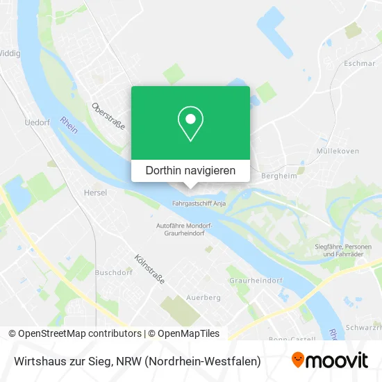 Wirtshaus zur Sieg Karte