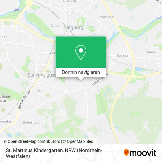 St. Martinus Kindergarten Karte