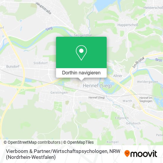 Vierboom & Partner / Wirtschaftspsychologen Karte