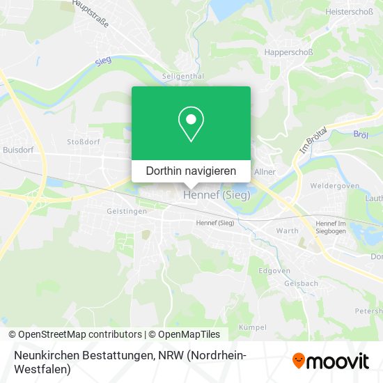 Neunkirchen Bestattungen Karte