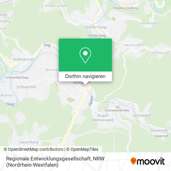 Regionale Entwicklungsgesellschaft Karte