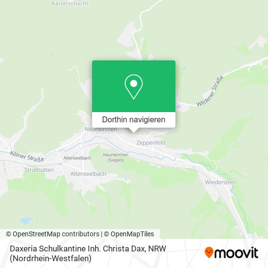 Daxeria Schulkantine Inh. Christa Dax Karte