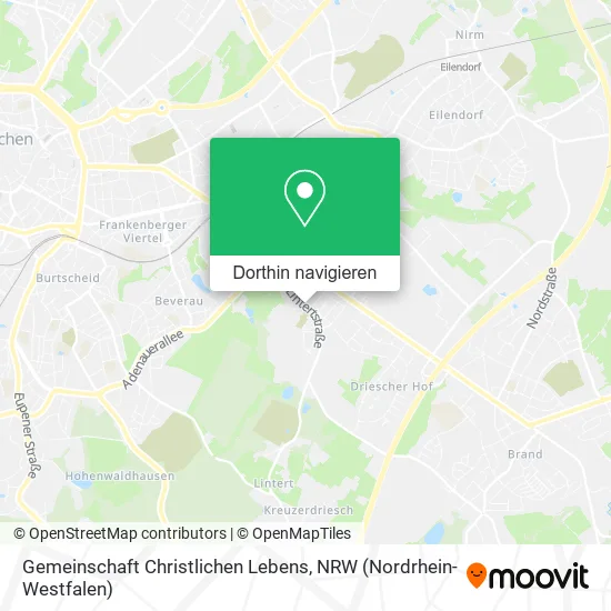 Gemeinschaft Christlichen Lebens Karte