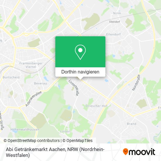 Abi Getränkemarkt Aachen Karte