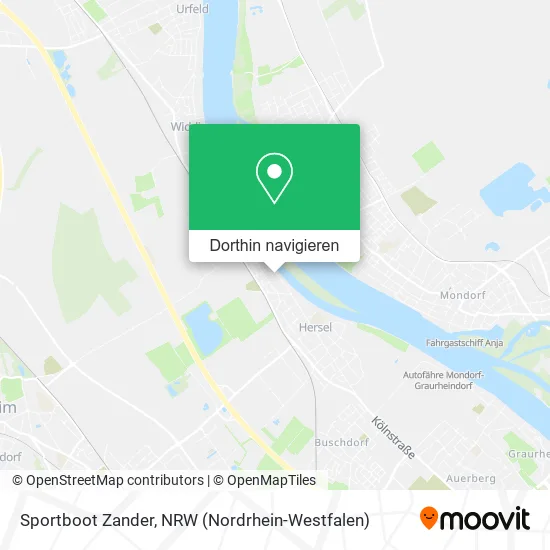 Sportboot Zander Karte