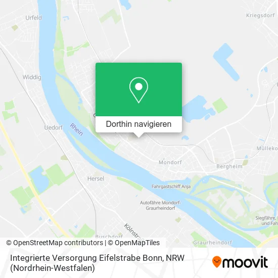Integrierte Versorgung Eifelstrabe Bonn Karte