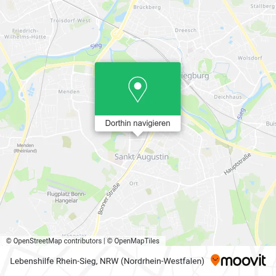 Lebenshilfe Rhein-Sieg Karte