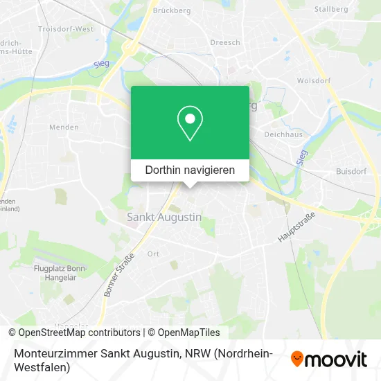 Monteurzimmer Sankt Augustin Karte