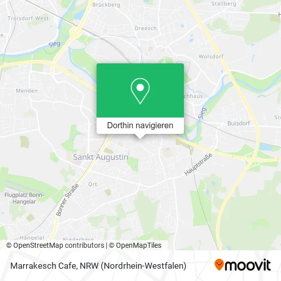 Marrakesch Cafe Karte