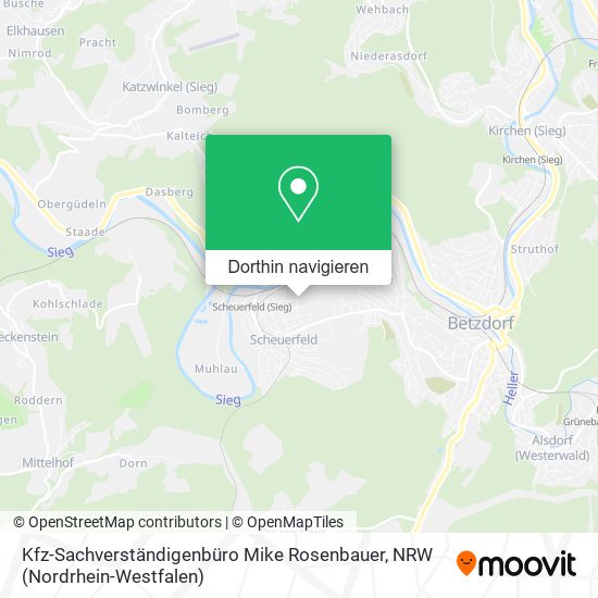 Kfz-Sachverständigenbüro Mike Rosenbauer Karte