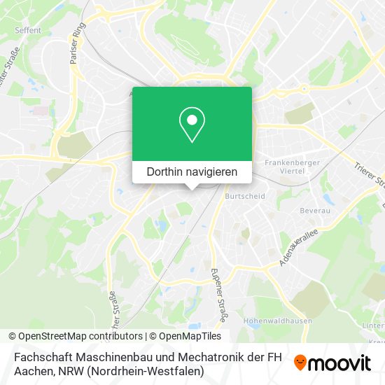 Fachschaft Maschinenbau und Mechatronik der FH Aachen Karte