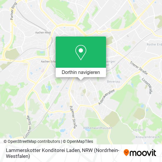 Lammerskotter Konditorei Laden Karte
