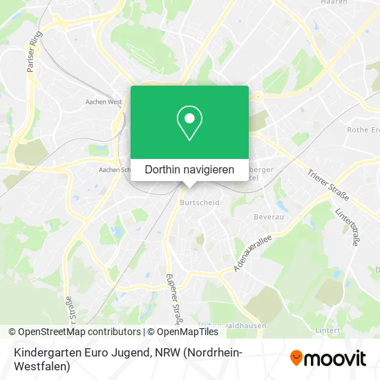 Kindergarten Euro Jugend Karte
