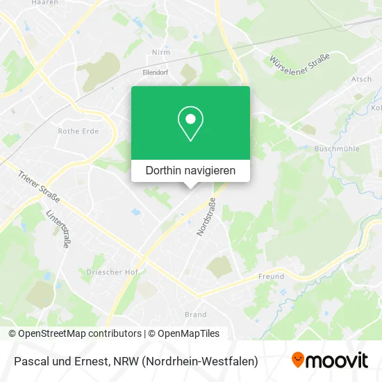 Pascal und Ernest Karte