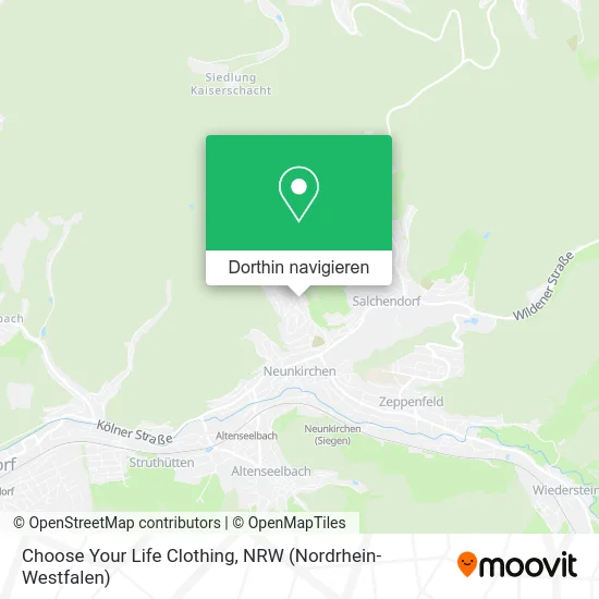 Choose Your Life Clothing Karte