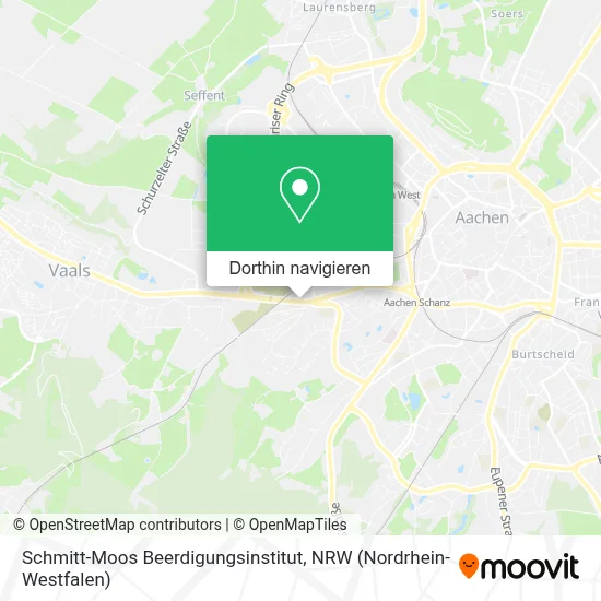 Schmitt-Moos Beerdigungsinstitut Karte