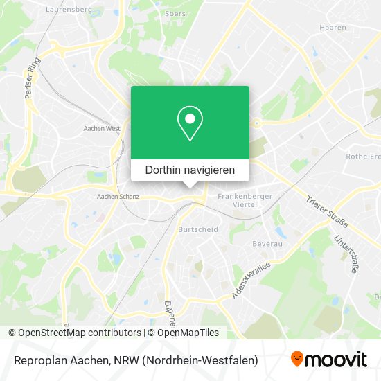 Reproplan Aachen Karte