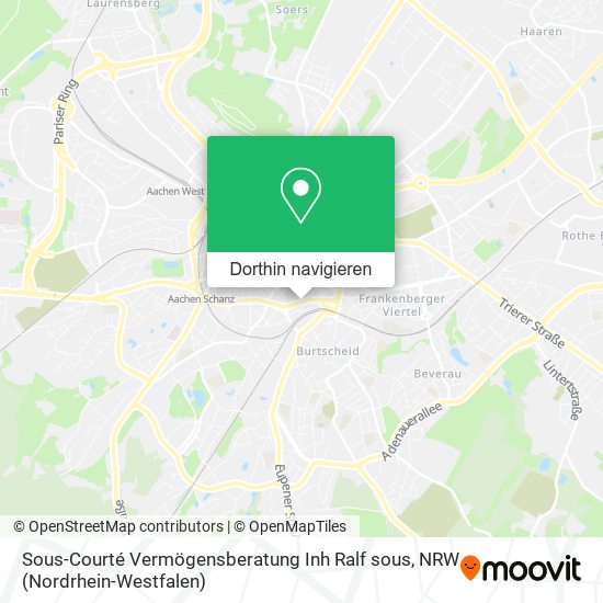 Sous-Courté Vermögensberatung Inh Ralf sous Karte