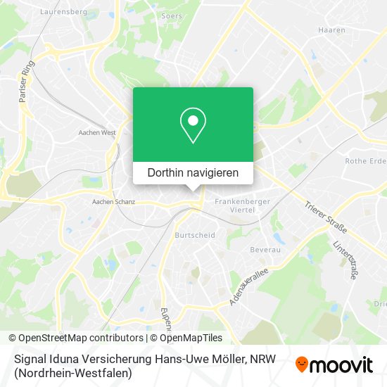 Signal Iduna Versicherung Hans-Uwe Möller Karte