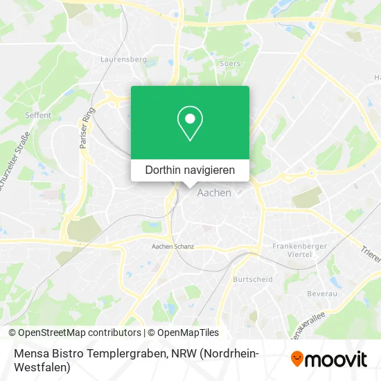 Mensa Bistro Templergraben Karte