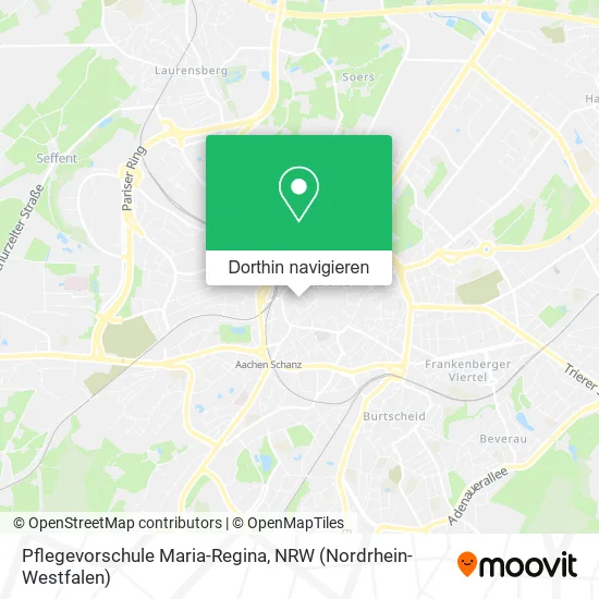 Pflegevorschule Maria-Regina Karte