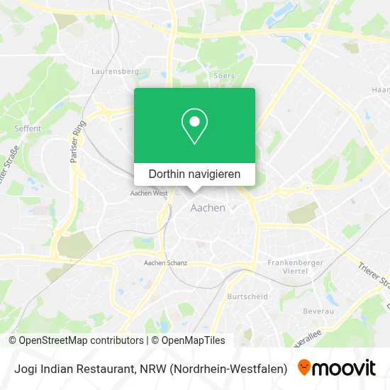 Jogi Indian Restaurant Karte