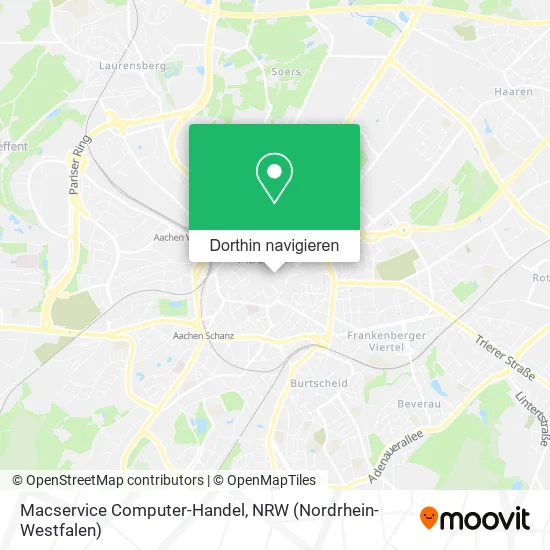 Macservice Computer-Handel Karte