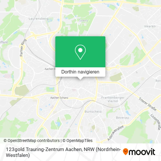 123gold Trauring-Zentrum Aachen Karte