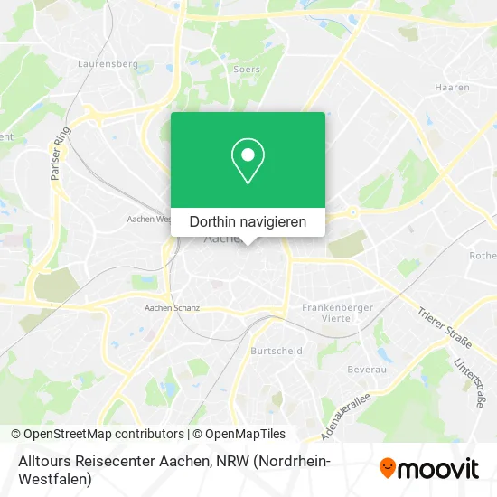 Alltours Reisecenter Aachen Karte
