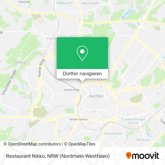 Restaurant Nikko Karte