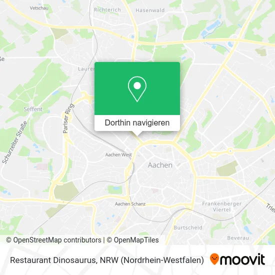 Restaurant Dinosaurus Karte