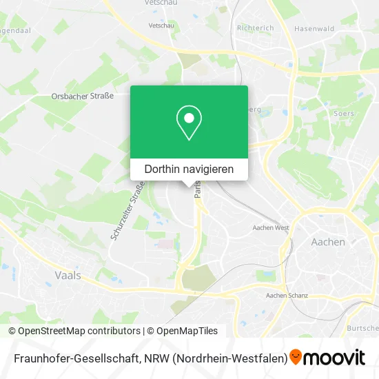 Fraunhofer-Gesellschaft Karte