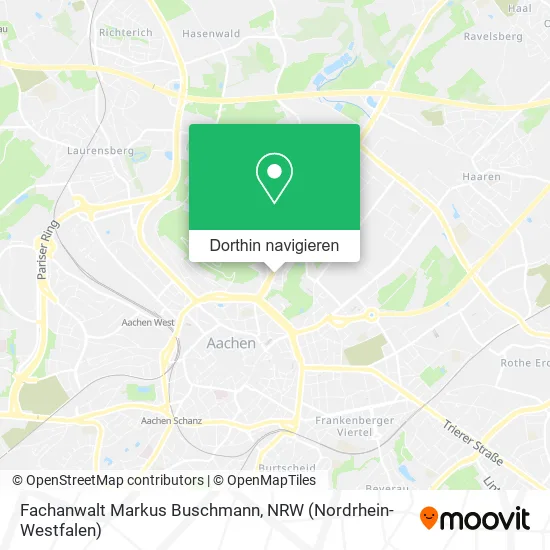 Fachanwalt Markus Buschmann Karte