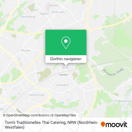 Tom's Traditionelles Thai Catering Karte