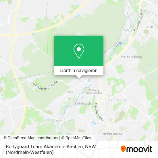 Bodyguard Team Akademie Aachen Karte