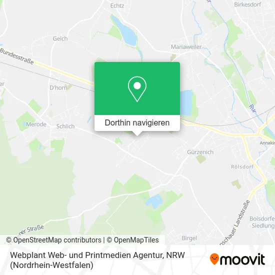 Webplant Web- und Printmedien Agentur Karte