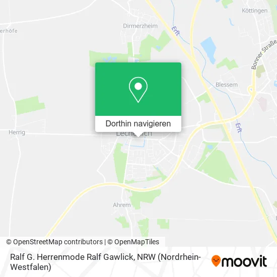 Ralf G. Herrenmode Ralf Gawlick Karte