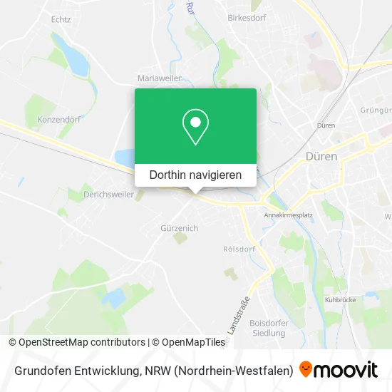 Grundofen Entwicklung Karte