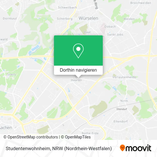 Studentenwohnheim Karte