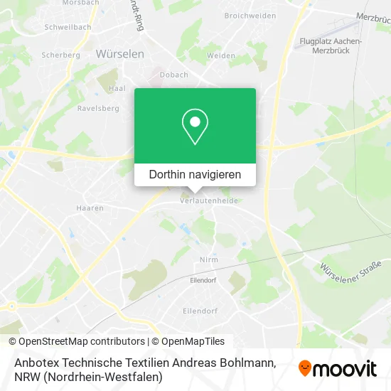 Anbotex Technische Textilien Andreas Bohlmann Karte