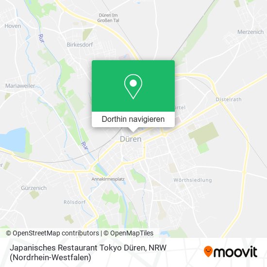 Japanisches Restaurant Tokyo Düren Karte