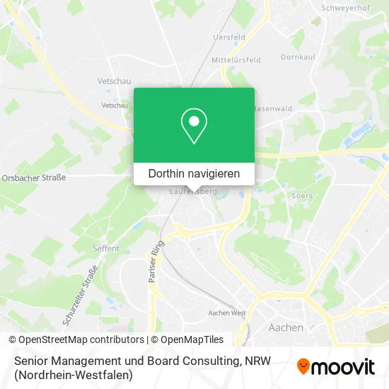 Senior Management und Board Consulting Karte